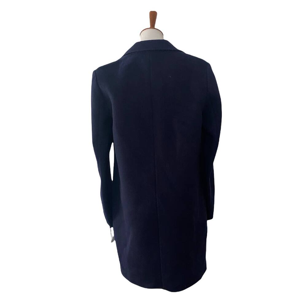 Lauren Ralph Lauren Womens Wool Blend Reefer Coat Blue M Medium - Picture 4 of 10